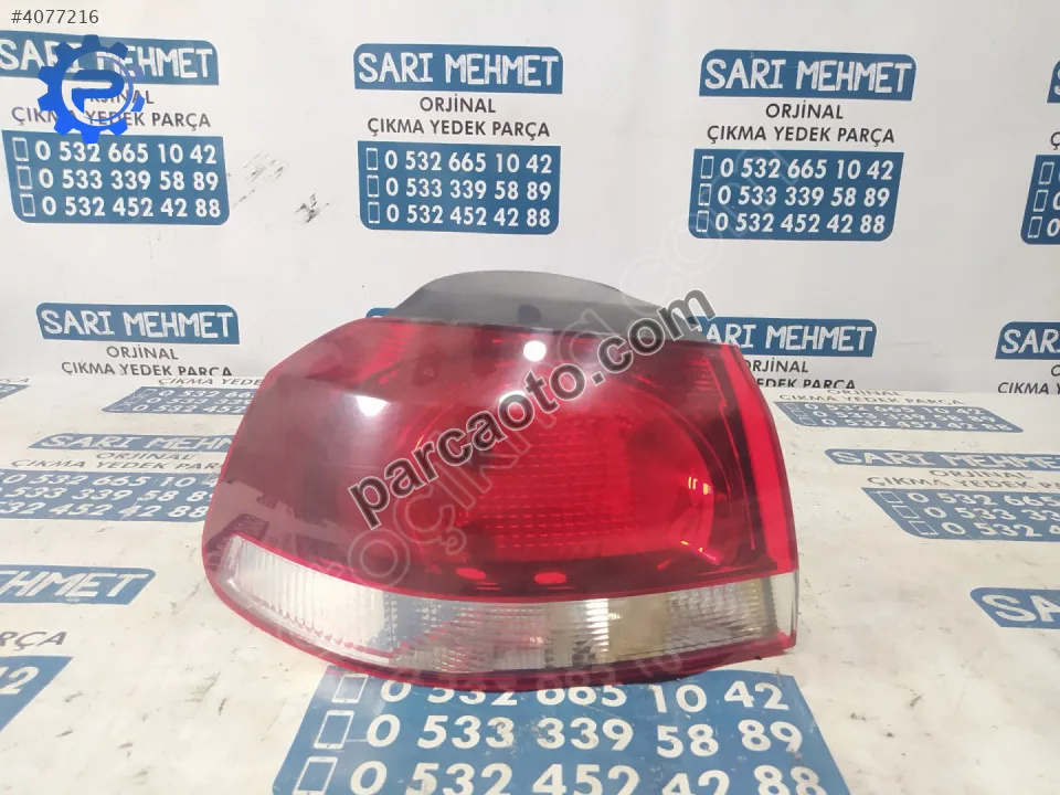Çıkma vw golf 6 sol arka dış stop