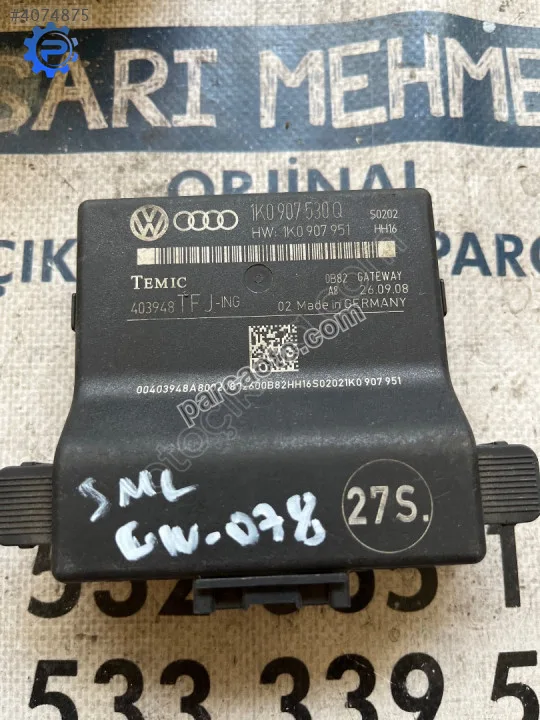 Çıkma vw jetta 1k0 907 530 q 1k0907530q gateway beyni