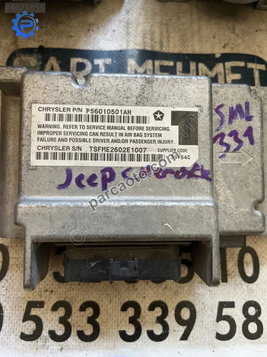 Jeep Cherokee Airbag Beyni - Konya Selçuklu