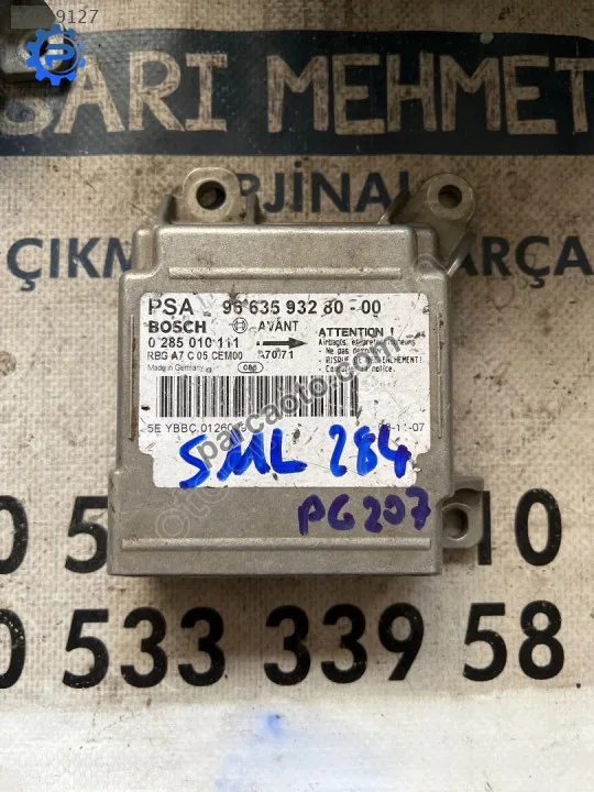 Çıkma peugeot 207 96 635 932 80-00 9663593280-00 aırbag beyni