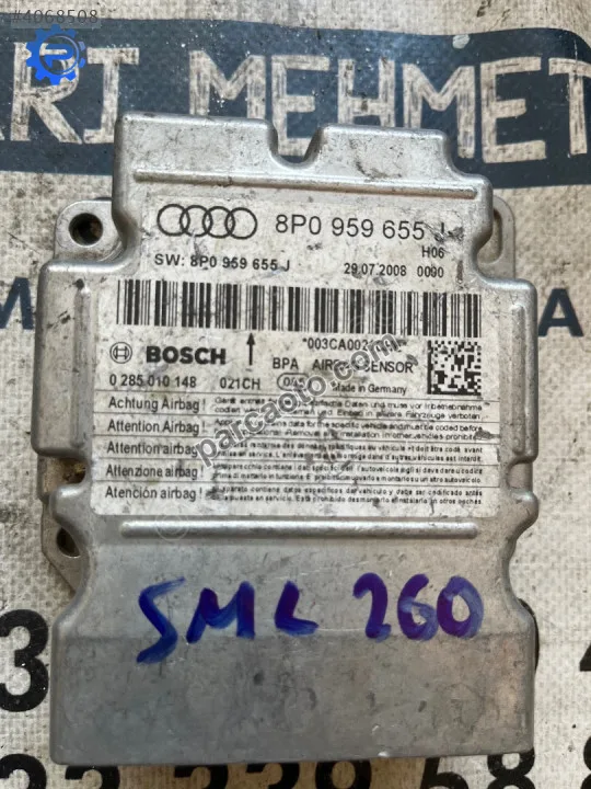 Çıkma audı a3 8p0 959 655j 8p0959655j airbag beyni