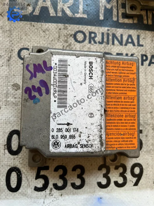 Çıkma vw volkswagen bora 8l0 959 655 8l0959655  aırbag beyni