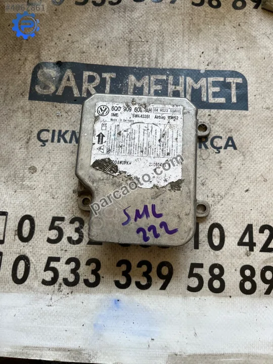Çıkma vw volkswagen jetta 6q0 909 605ah 6q0909605ah aırbag beyni