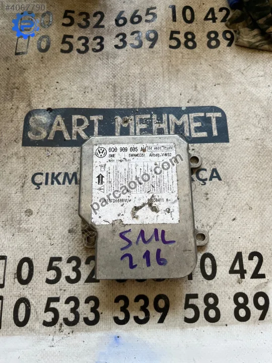 Çıkma vw volkswagen caddy 6q0 909 605ah 6q0909605ah aırbag beyni