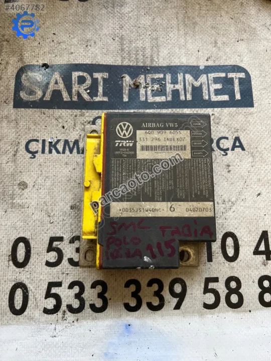 Çıkma skoda fabıa 6q0 909 605s 6q0909605s aırbag beyni