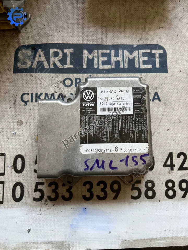 Çıkma vw volkswagen passat 5n0 959 655j 5n0959655j aırbag beyni
