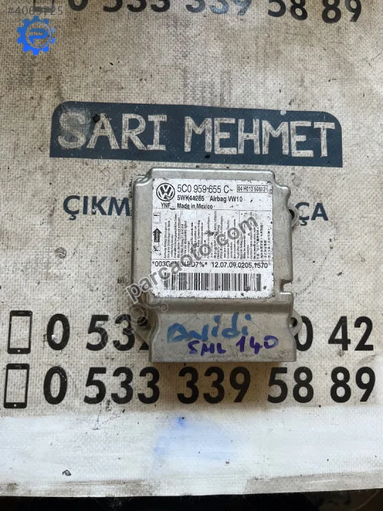 Çıkma skoda fabıa 5c0 959 655c 5c0959655c aırbag beyni