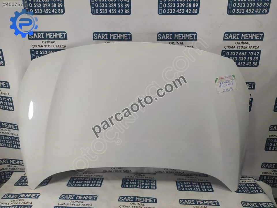 ÇIKMA RENAULT FLUENCE MOTOR KAPUTU 2149 ÇIKMA RENAULT FLUENCE MOTOR KAPUTU 2149