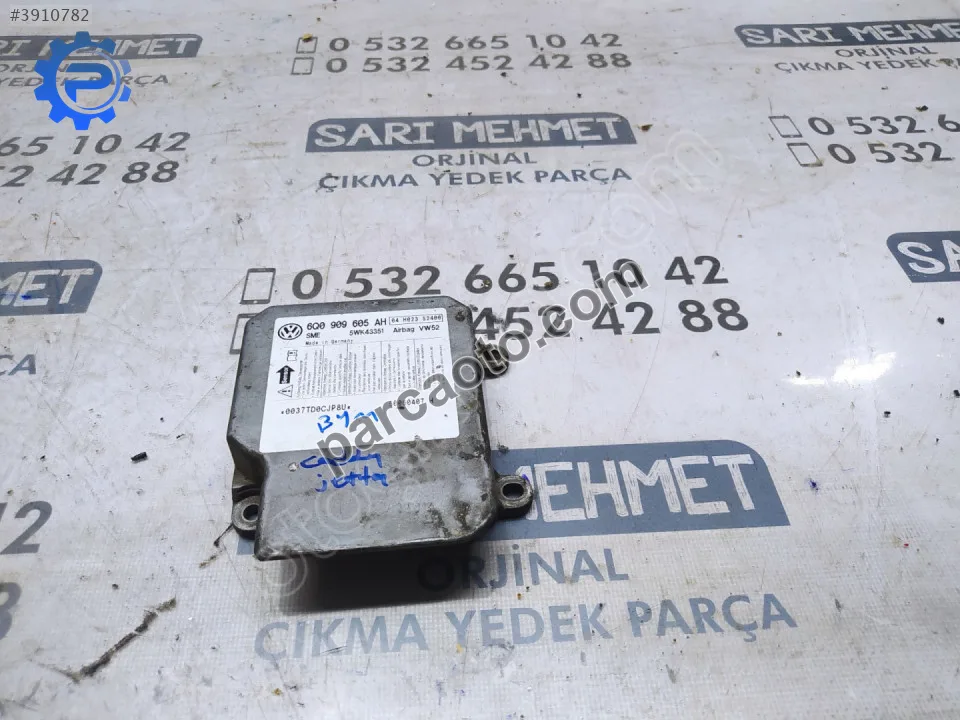 Çıkma vw caddy jetta airbag beyni 6q0909605ah