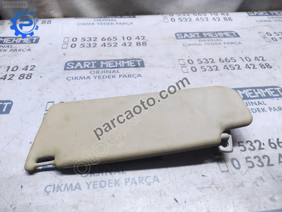 Çıkma vw polo sağ güneşlik 2002-2009