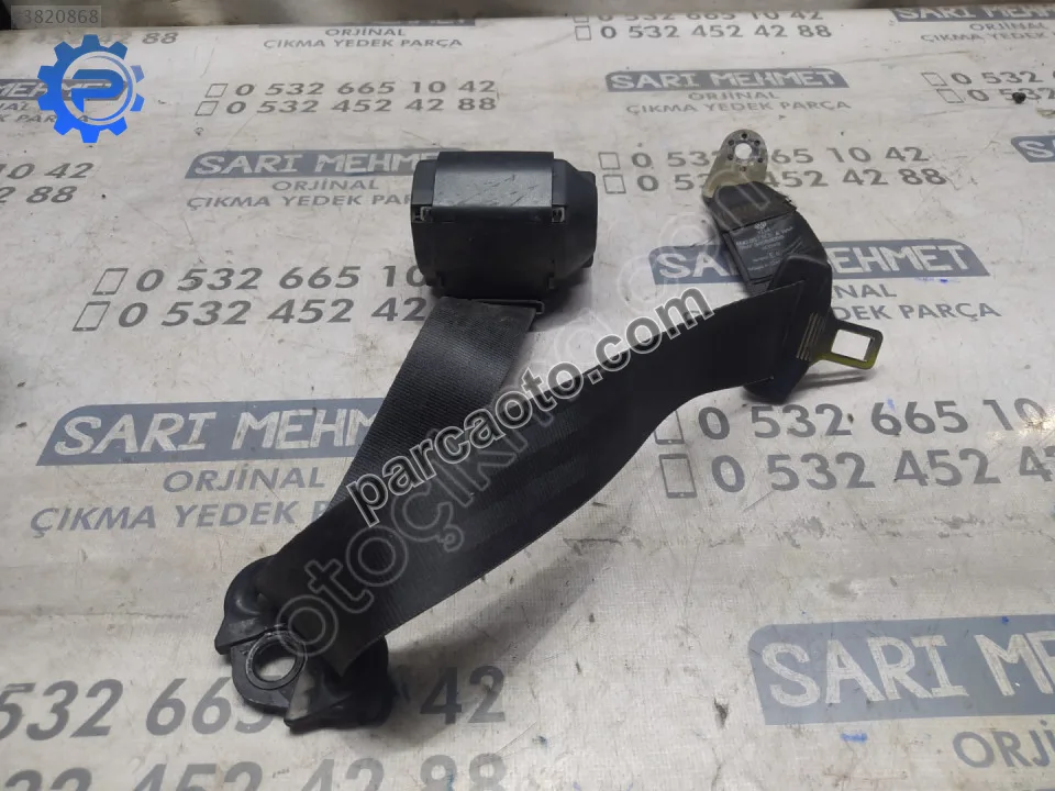 Çıkma vw polo sağ arka emniyet kemeri 2002-2009