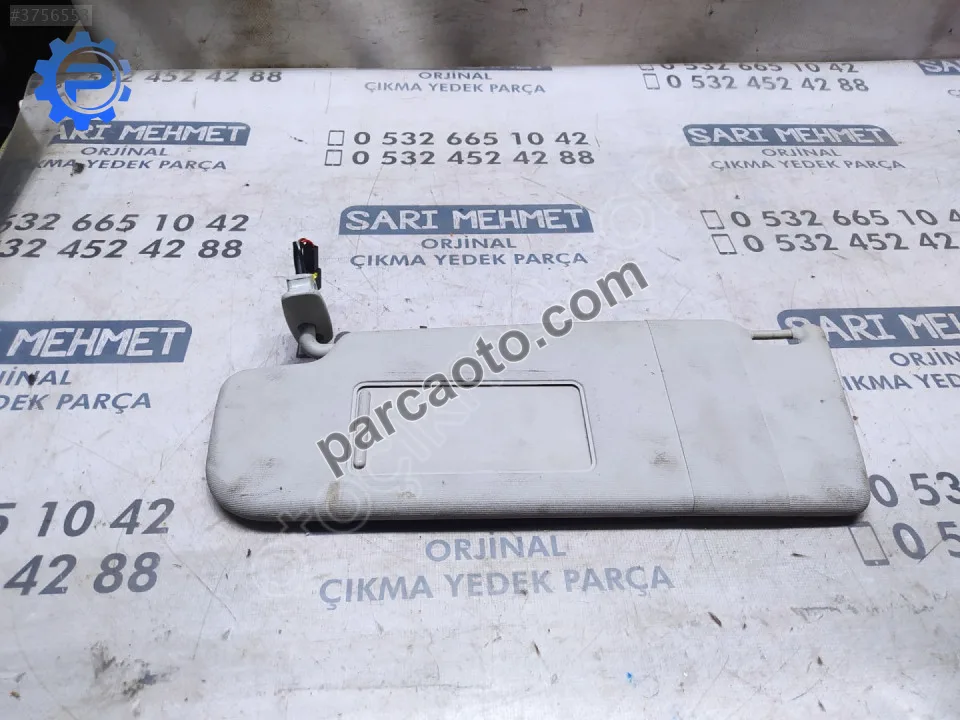 Çıkma vw passat b5 sol güneşlik 3b0857551q