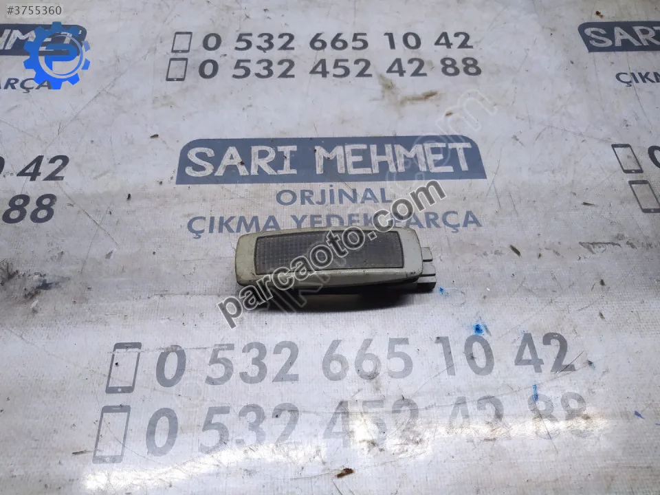Çıkma vw passat b5 tavan lambası 3b9947113