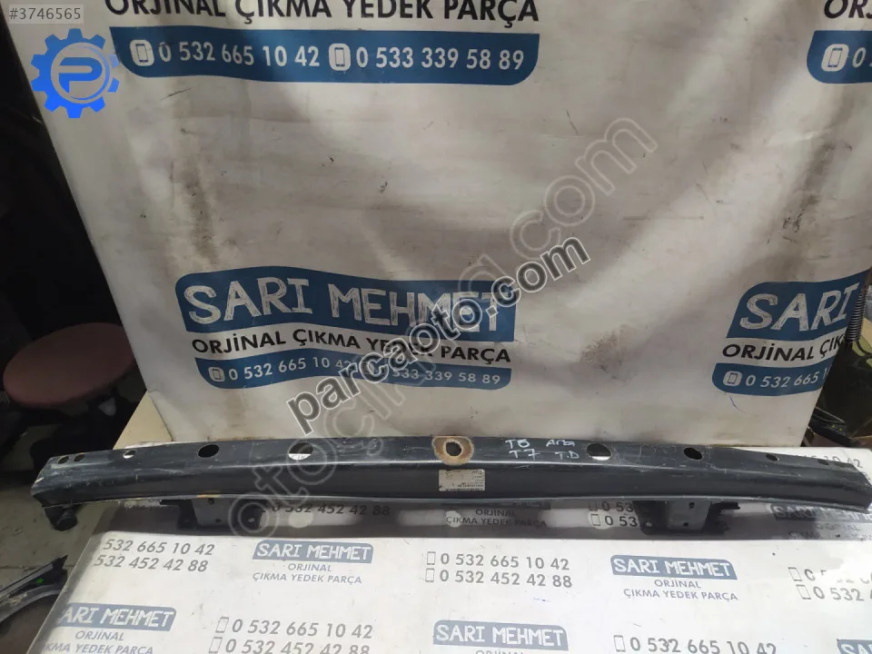 Çıkma vw transporter t6 t7 arka tampon demiri 7h0807305e td-63