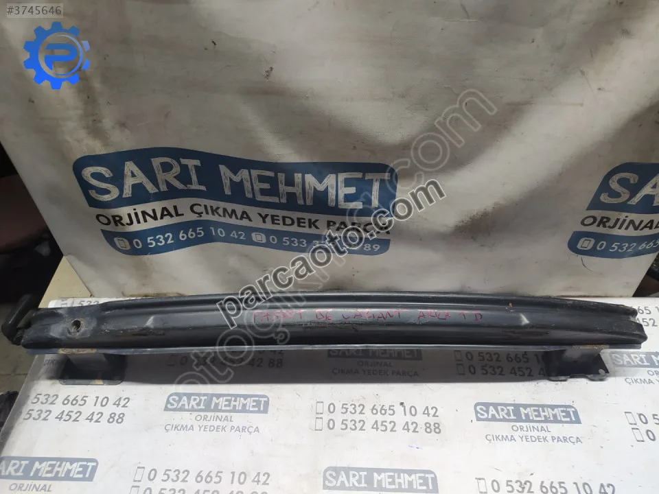 Çıkma vw passat b6 variant arka tampon demiri 3c9807586 td-46