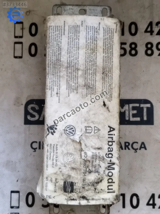Airbag yolcu sağ polo 02-10 cordoba 03-09 ibiza 02-10 fabia 00-08