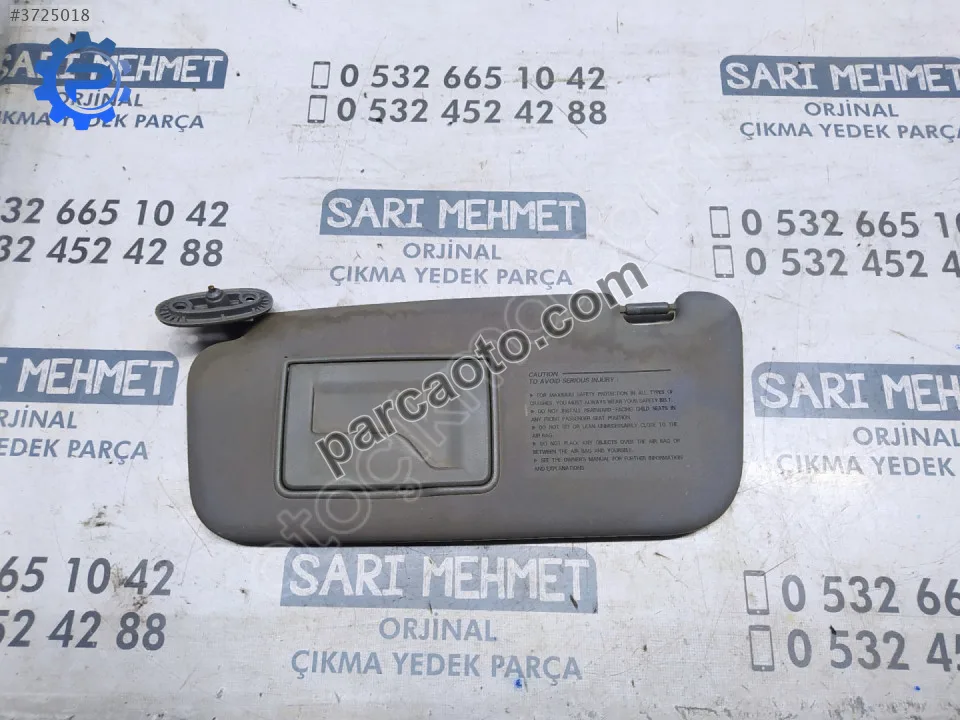 Çıkma hyundai getz sol ön güneşlik