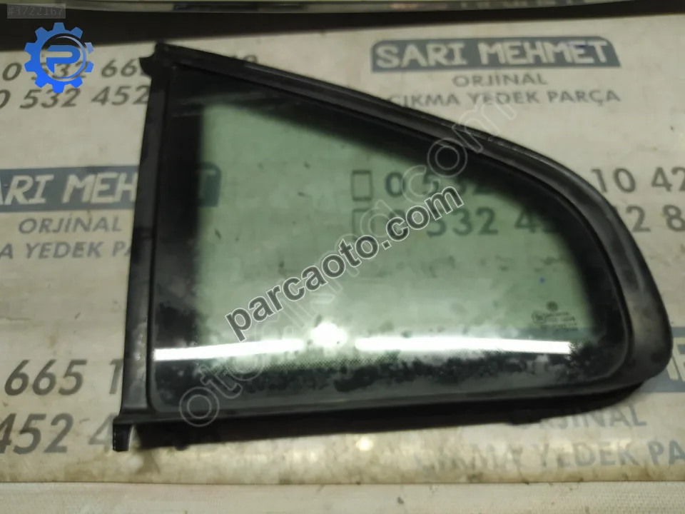 Çıkma vw passat b5 sol arka kelebek camı 43r-00048