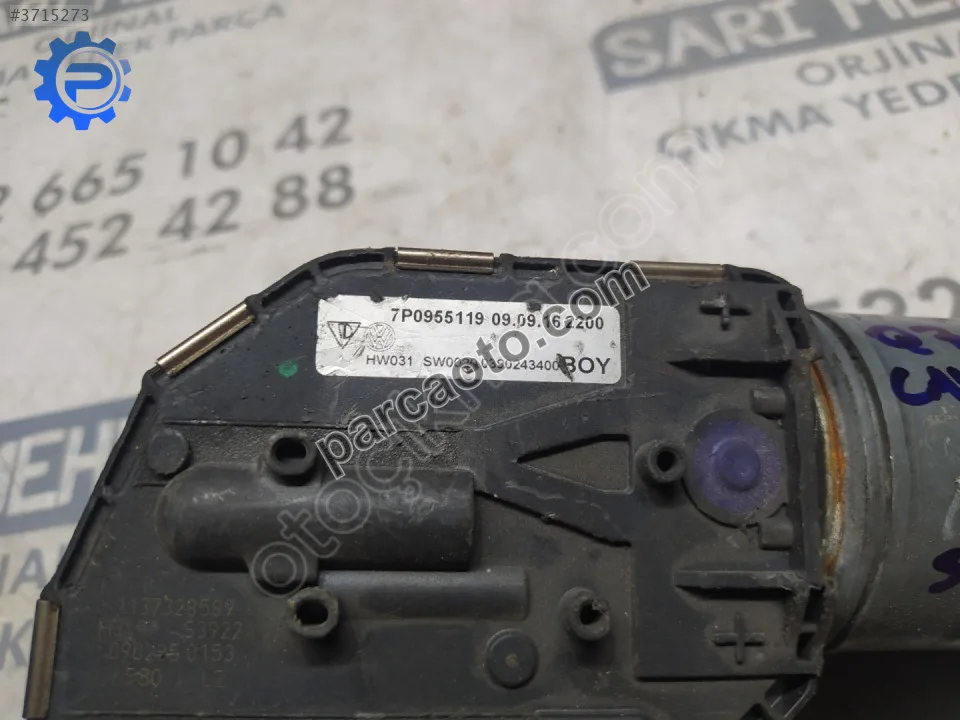 Volkswagen Touareg Silecek Motoru - Konya Selçuklu