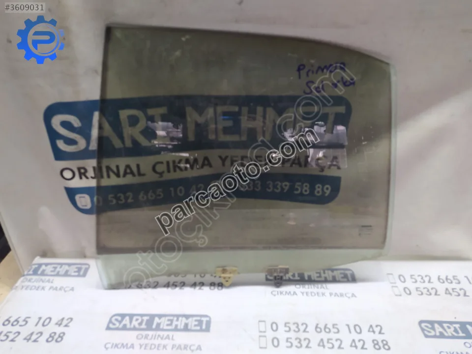 Çıkma nissan primera sol arka kapı camı