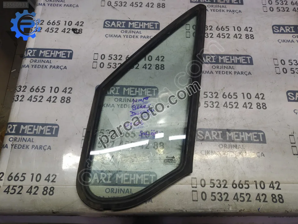 Çıkma fiat ducato boxer jumper sol ön kelebek camı