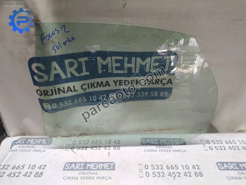 Çıkma ford focus 2 sol arka kapı camı