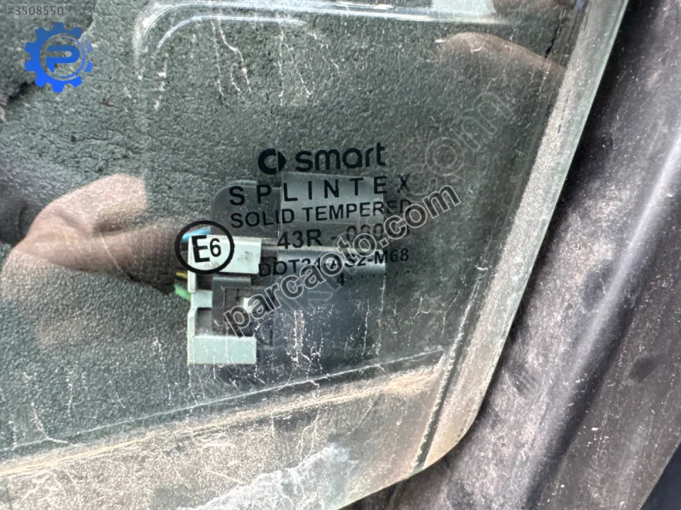 Çıkma smart forfour sol ön kapı camı 43r-00048