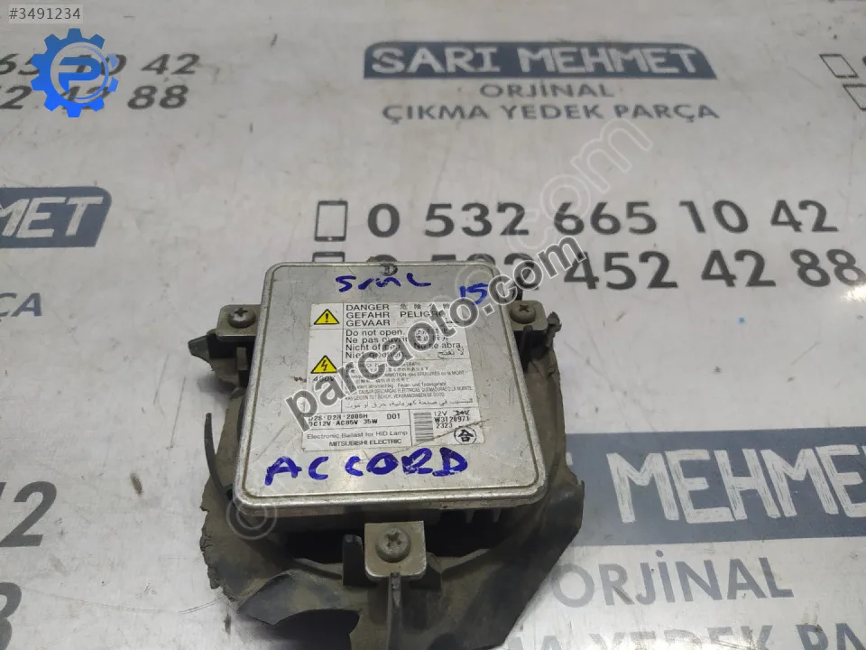 Honda Accord Far Beyni - Konya Selçuklu