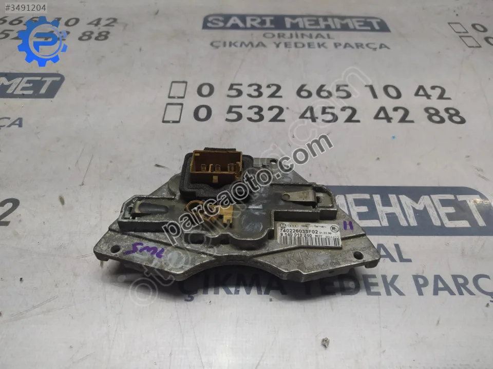 Çıkma vw passat b5 b5.5 kalorifer rezistansı 740226033f02