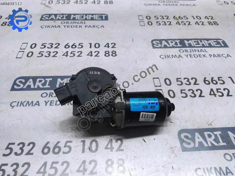 Sıfır hyundai kona sonata rio cerato ön silecek motoru