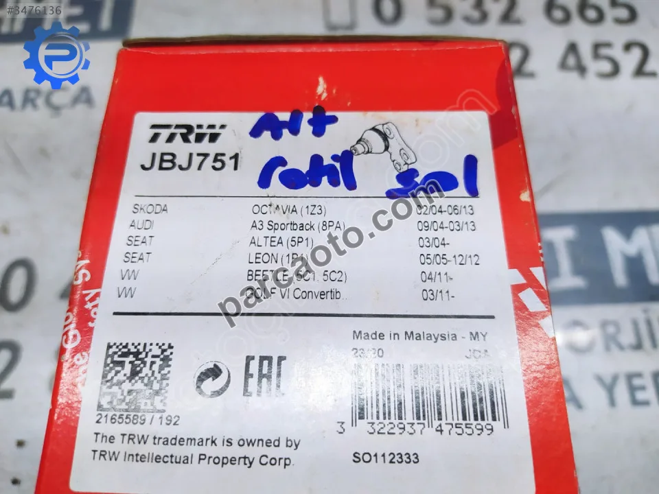 Audi A3 Rot başı - Konya Selçuklu