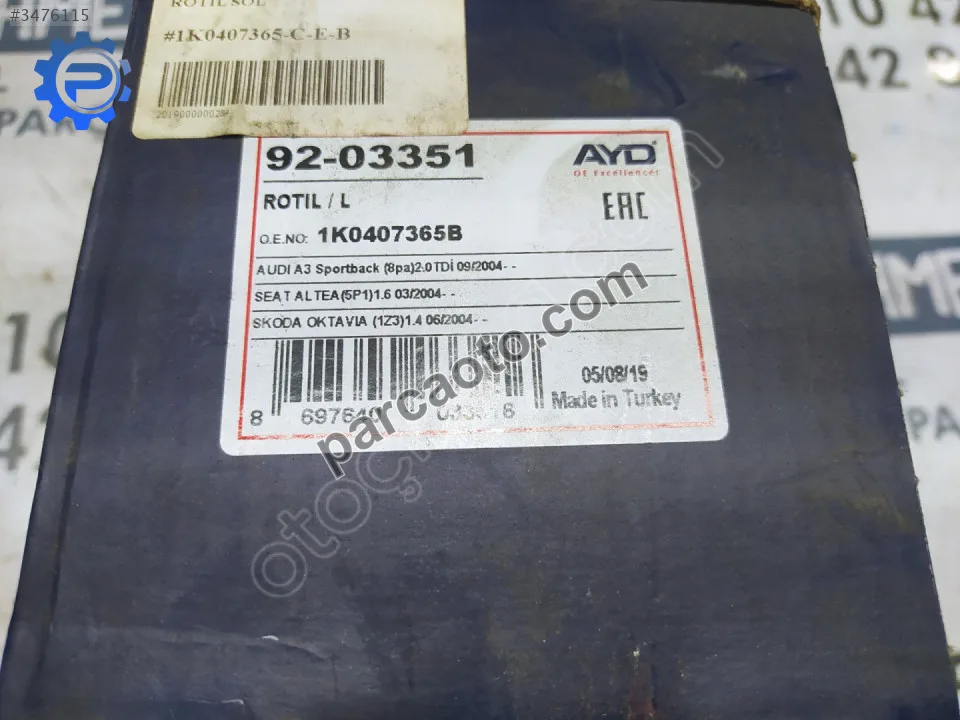 Audi A3 Rot başı - Konya Selçuklu