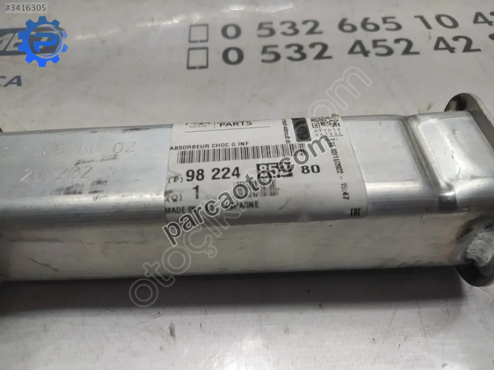 Sıfır orj peugeot 2008 darbe emici ayağı sol 9822485380