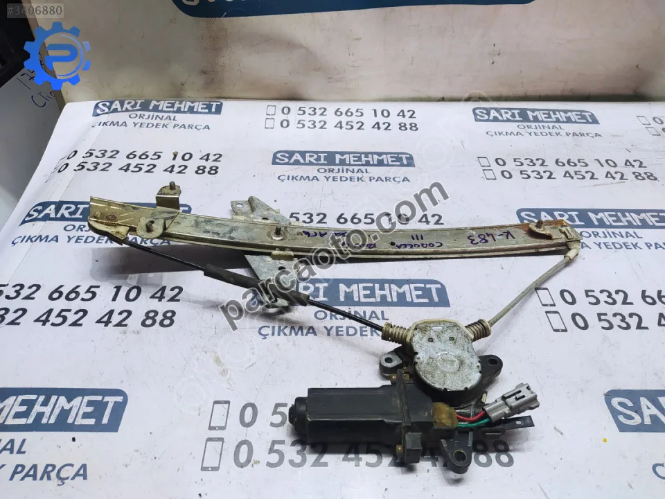 Çıkma toyota corolla 111 rav4 sol arka cam krikosu k-483
