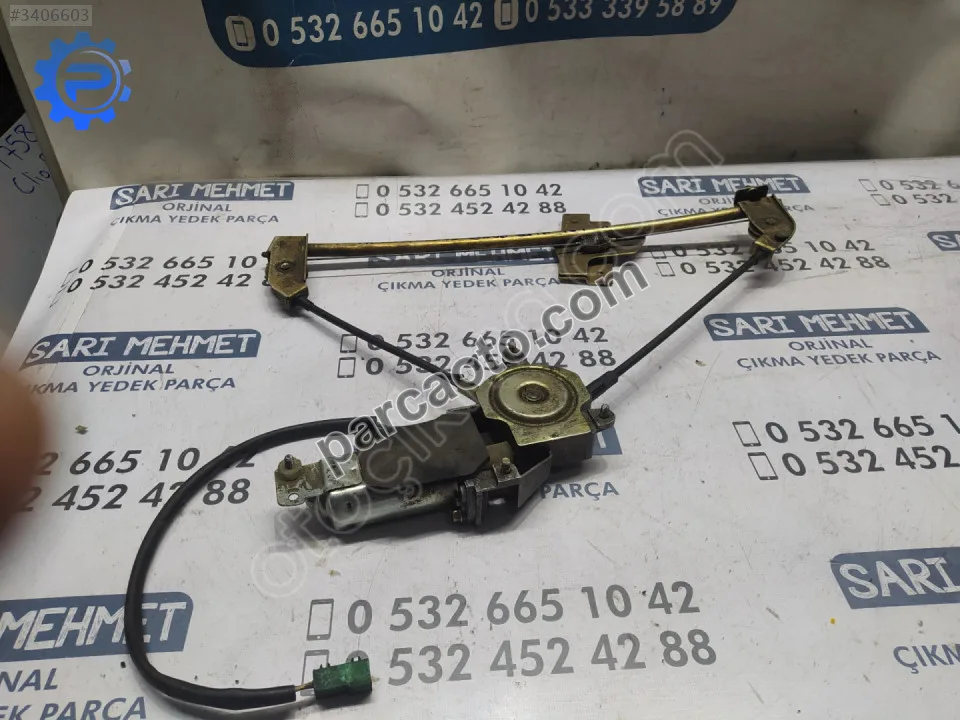 Çıkma alfa romeo 164 cam krikosu k-481