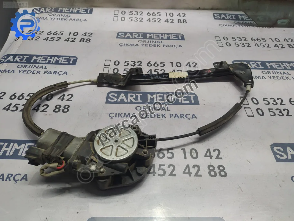 Çıkma fiat linea sol arka cam krikosu k-388