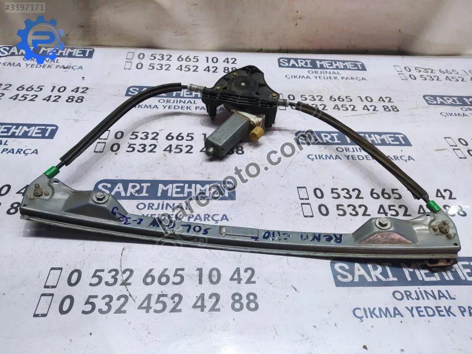 Çıkma renault clio 2 sol ön cam krikosu k-329