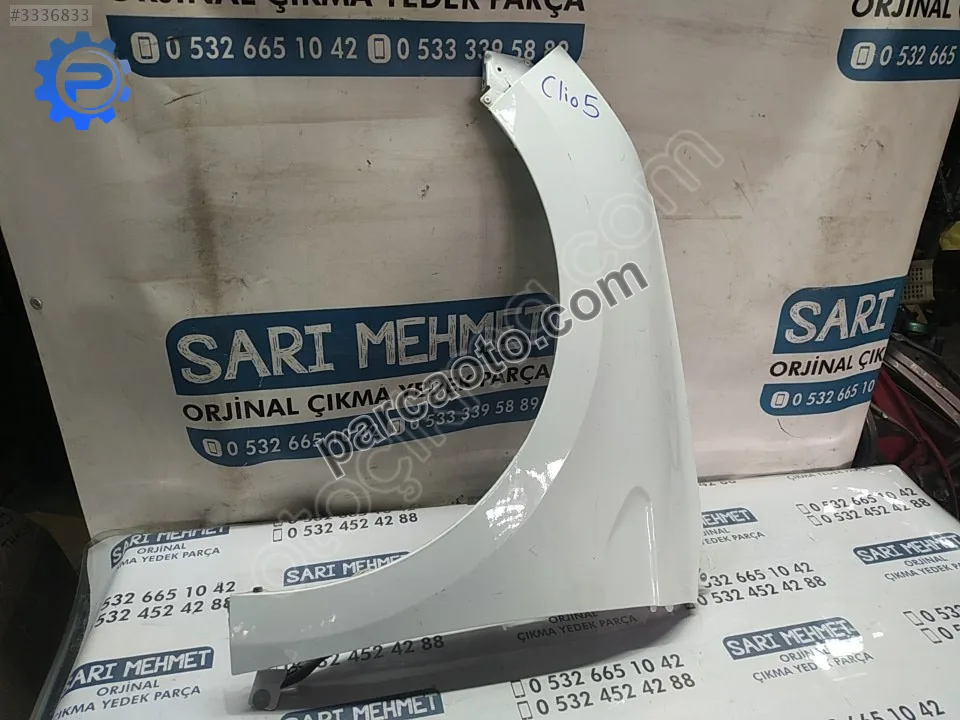 Çıkma renault clio 5 sol ön çamurluk