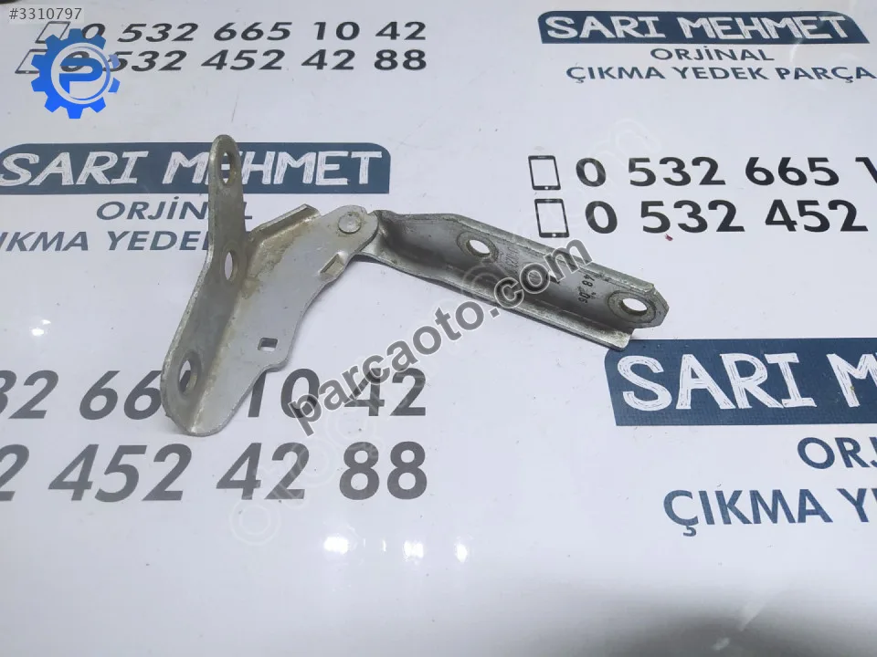 Çıkma vw polo motor kaputu sol menteşesi 2002-2009
