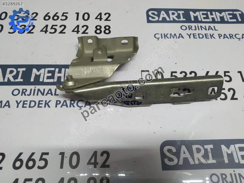 Çıkma audi a4 motor kaputu sol menteşesi