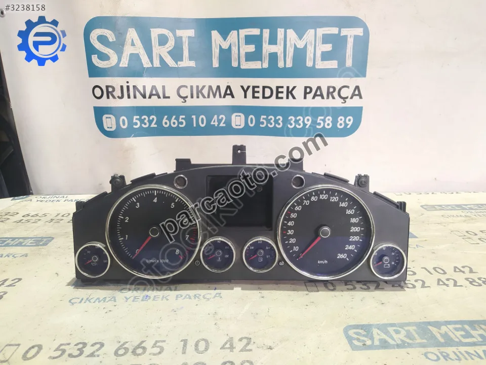 Çıkma vw touareg kilometre gösterge saati 7l6920881 ax