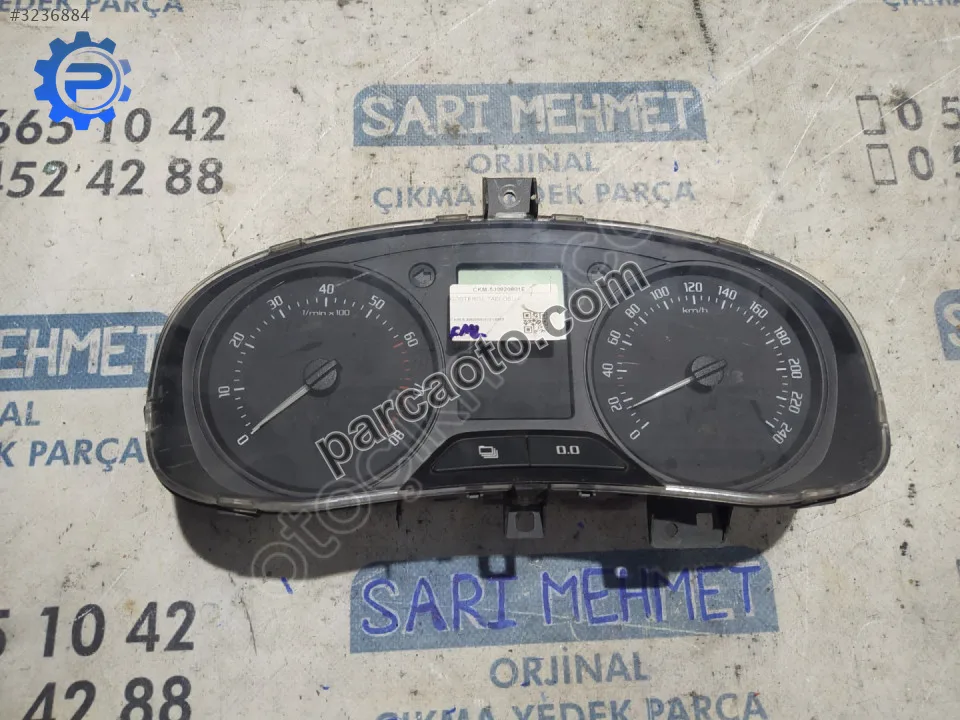 Çıkma skoda fabia kilometre gösterge saati 5j0920801 e