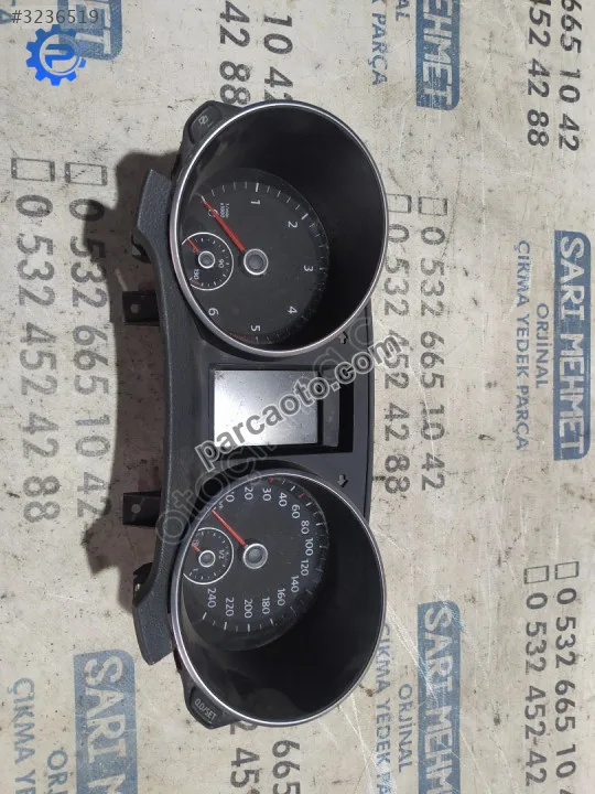 ÇIKMA VW GOLF 6 KİLOMETRE GÖSTERGE SAATİ 5K0920860 E ÇIKMA VW GOLF 6 KİLOMETRE GÖSTERGE SAATİ 5K0920860 E