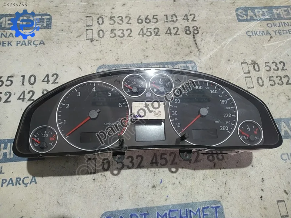 Çıkma vw passat b6 kilometre gösterge saati 3c0920872 f