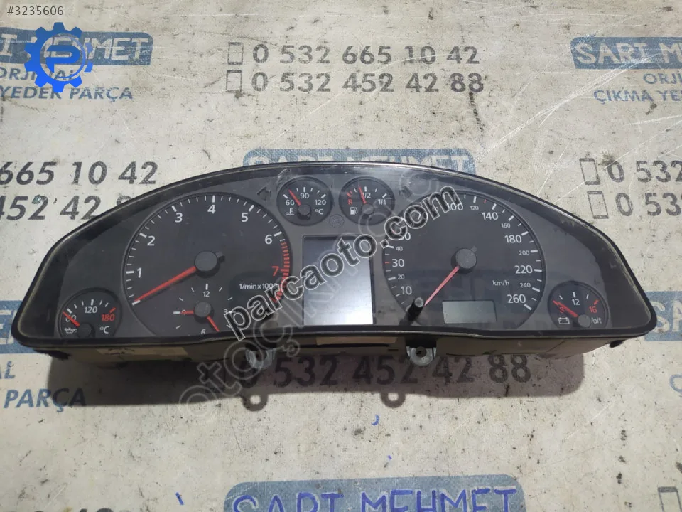 Çıkma audi a4 kilometre gösterge saati 8d0919881 m