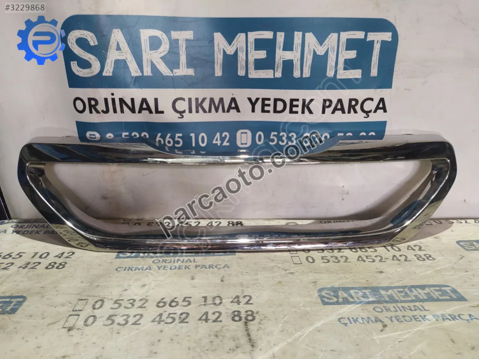 Sıfır orj peugeot 2008 ön panjur nikelajı 9678365777