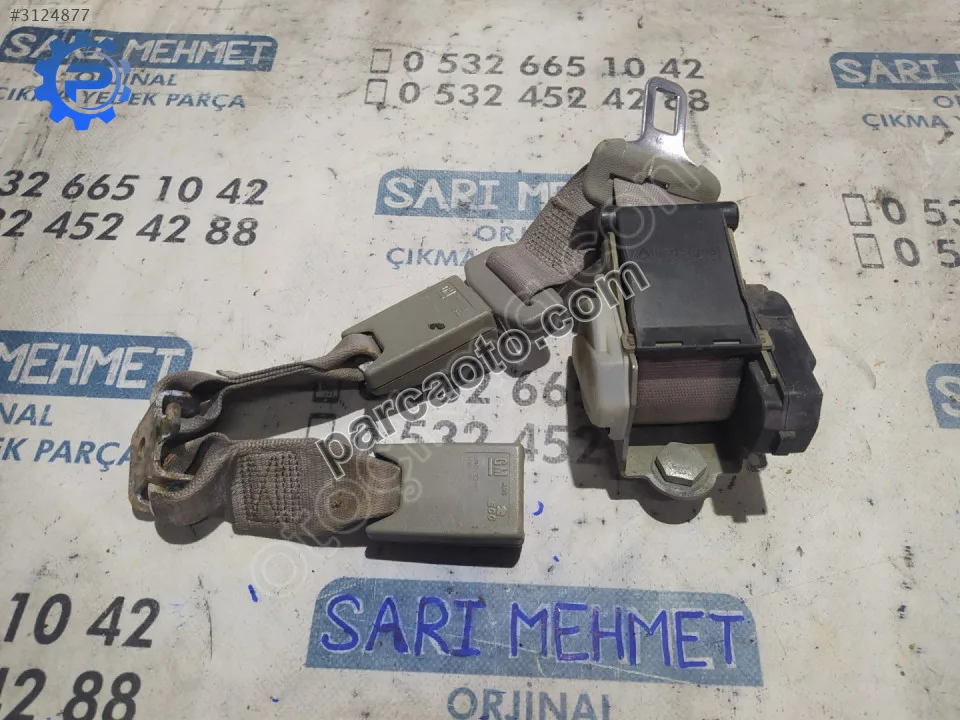 Çıkma opel omega b arka orta emniyet kemeri