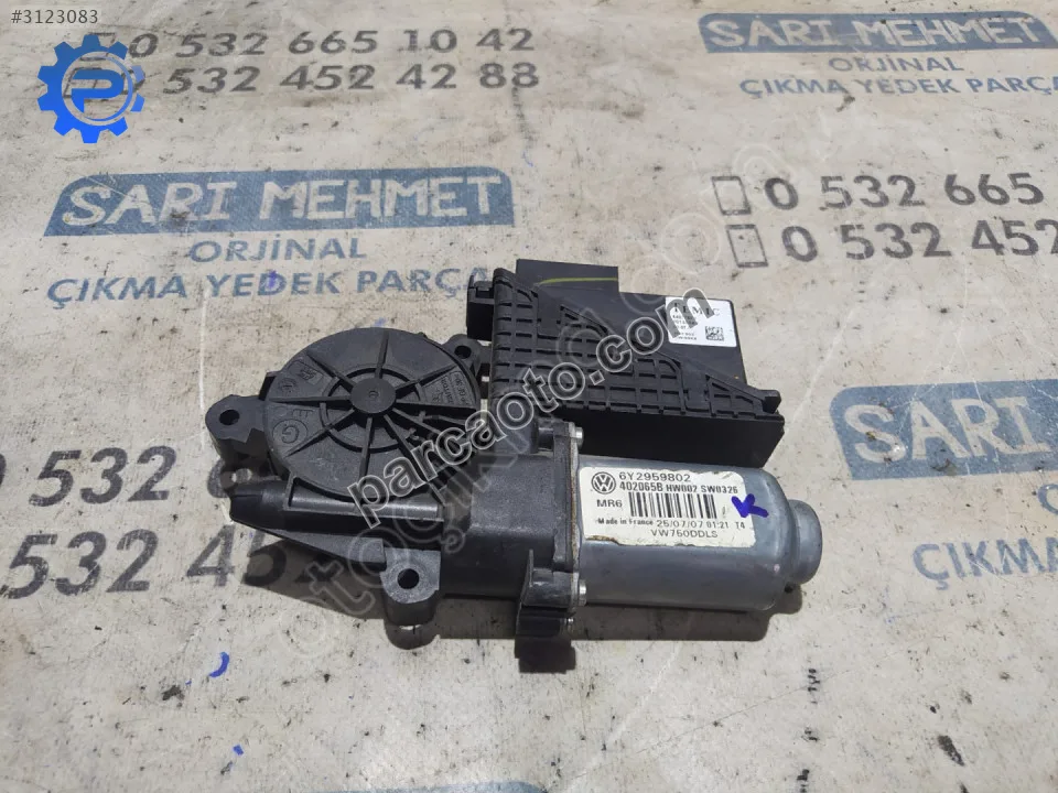 Çıkma vw transporter t5 fabia cam motoru 6y2959802