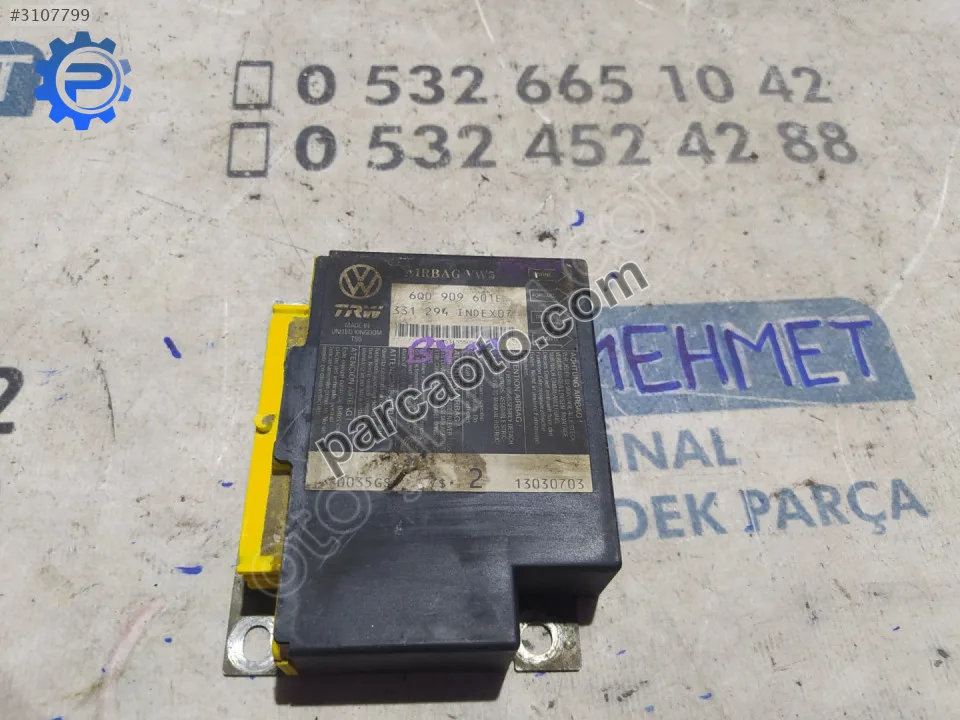 Volkswagen Polo Airbag Beyni - Konya Selçuklu