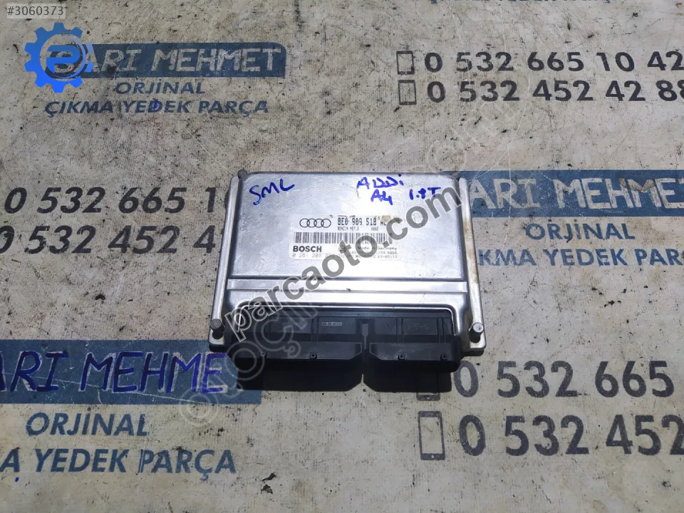 Çıkma audi a4 1.8 t motor beyni 8e0909518al